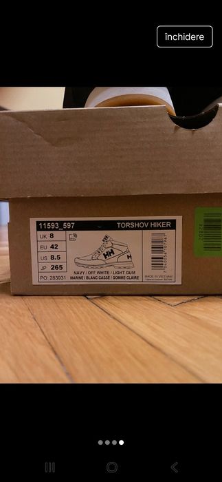 Ghete de zapada helly hansen 42talpic 27cm