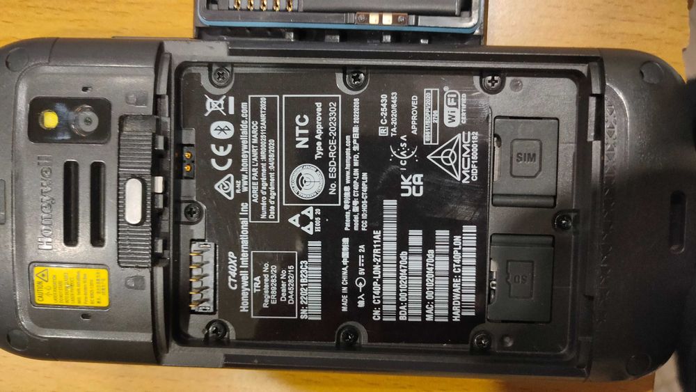 Мобилен терминал Honeywell Dolphin CT40XP