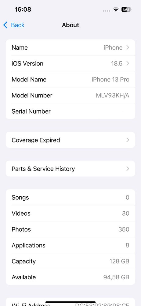 iPhone 13 pro 128