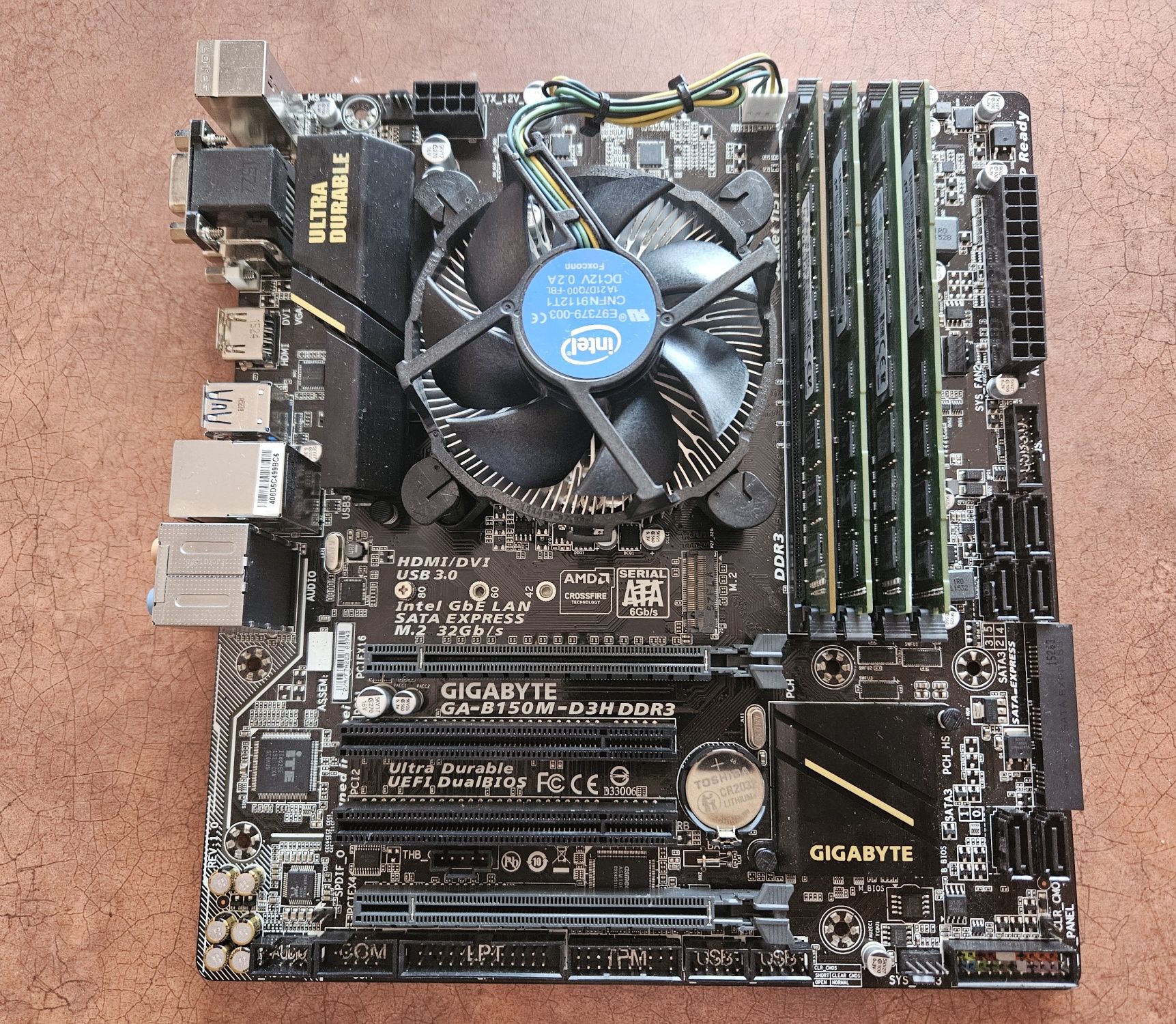 Kit PC sk1151 Intel I5 7500 32GB DDR3