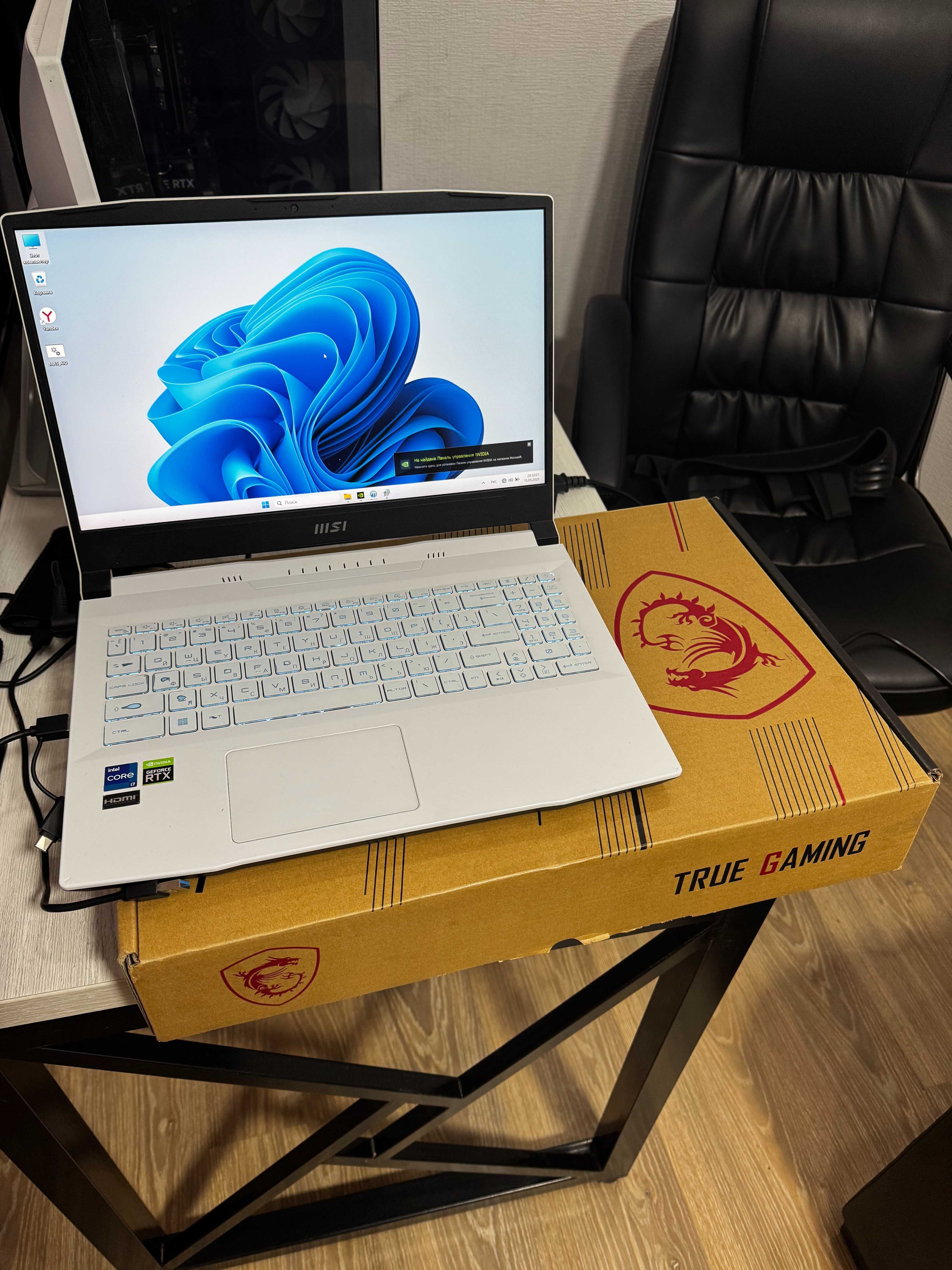 MSI i7-12650H - RTX3060 6G 144hz\ОЗУ 16GB\1TB-NWMe
