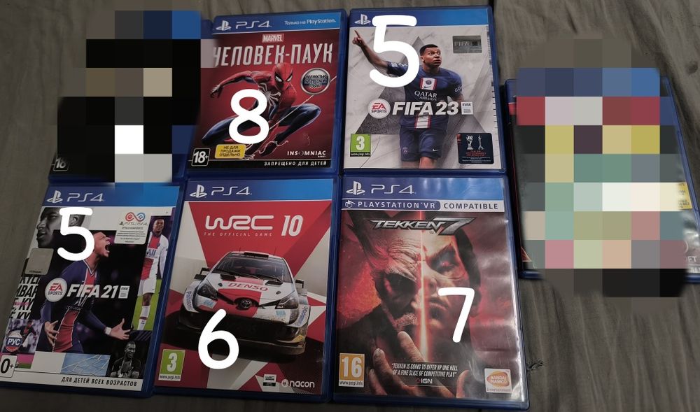 Продам игры для ps4