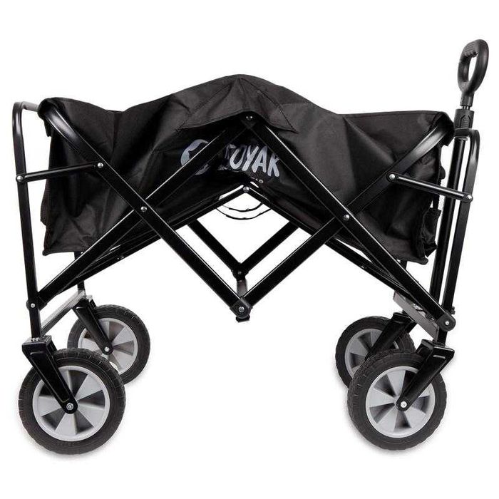 Сгъваема ръчна количка с теглич-допустимо тегло	80 кг.