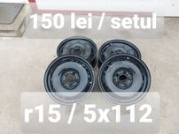 Jante tabla r15 / gama MINI / MERCEDES / 5x112
