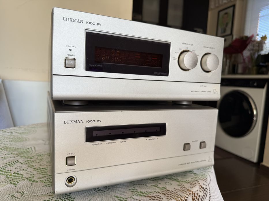 Luxman 1000 PV 1000 MV качествени компоненти