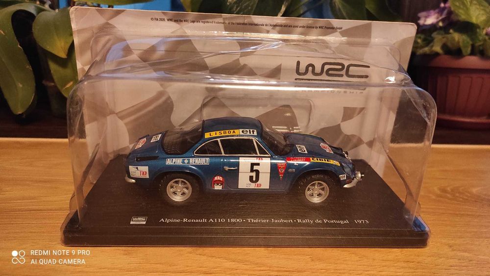 Alpine Reanult A110 1800 Rally Portugal  1973 Model Macheta 1/24 Auto