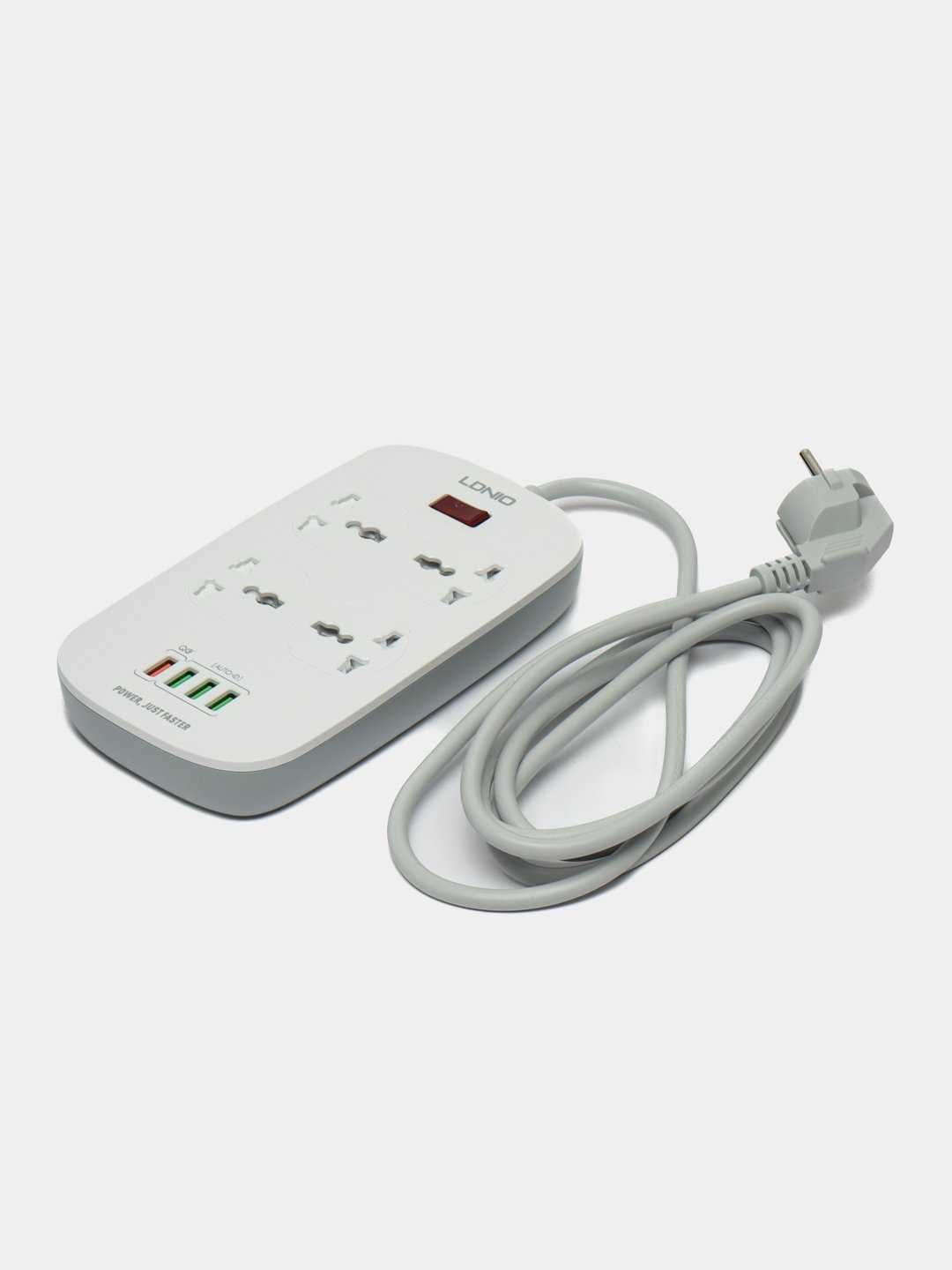 ПРОДАМ Сетевой фильтр Удлинитель LDNIO SC4407 (4x USB и 4x Розетки).