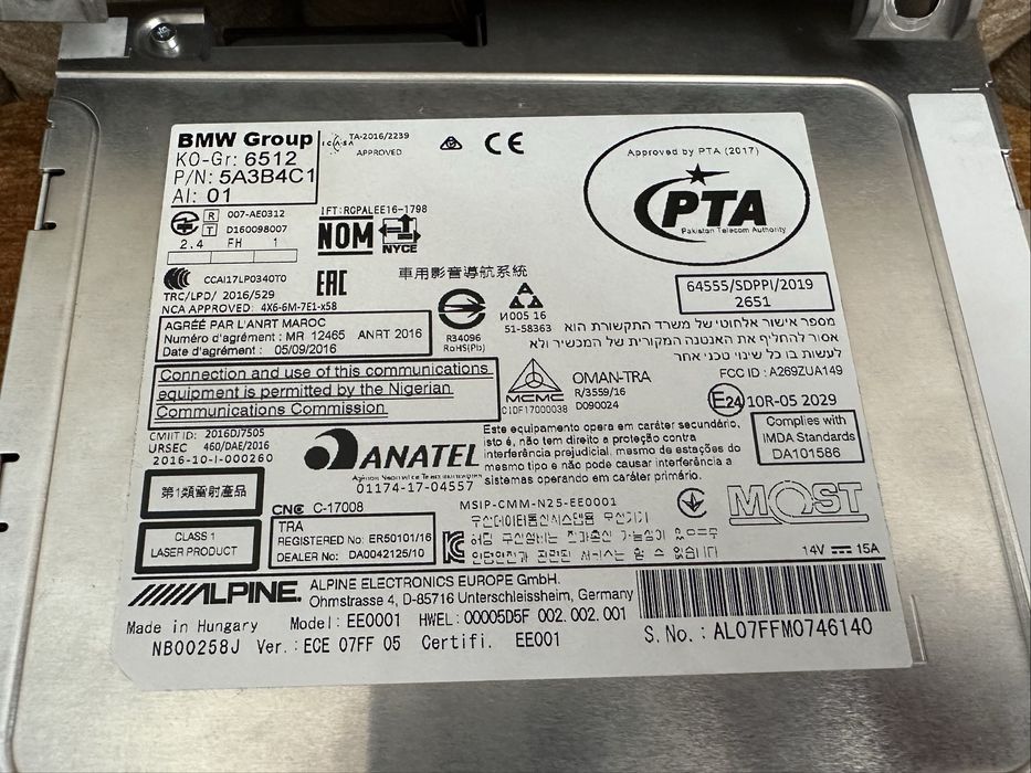 Navigatie mare BMW X1 F48, X2 F39 Touch screen, LCI