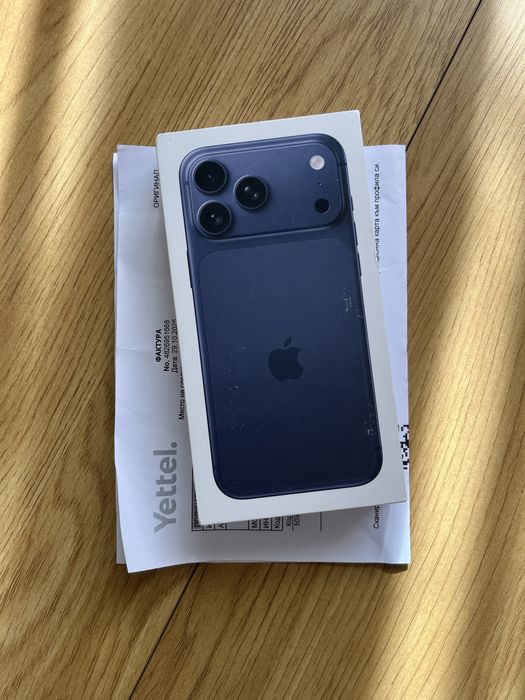 Бартер нов iPhone 17 pro max 256gb 36м гаранция А1