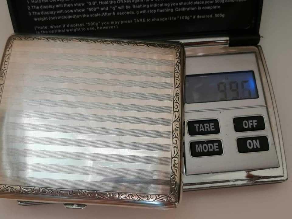 Tabachera vintage argint germana