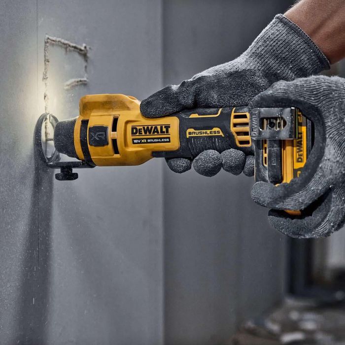 ПРОМО - DeWALT Комплект за гипсокартон - Такер , Винтоверт и Фреза 18V