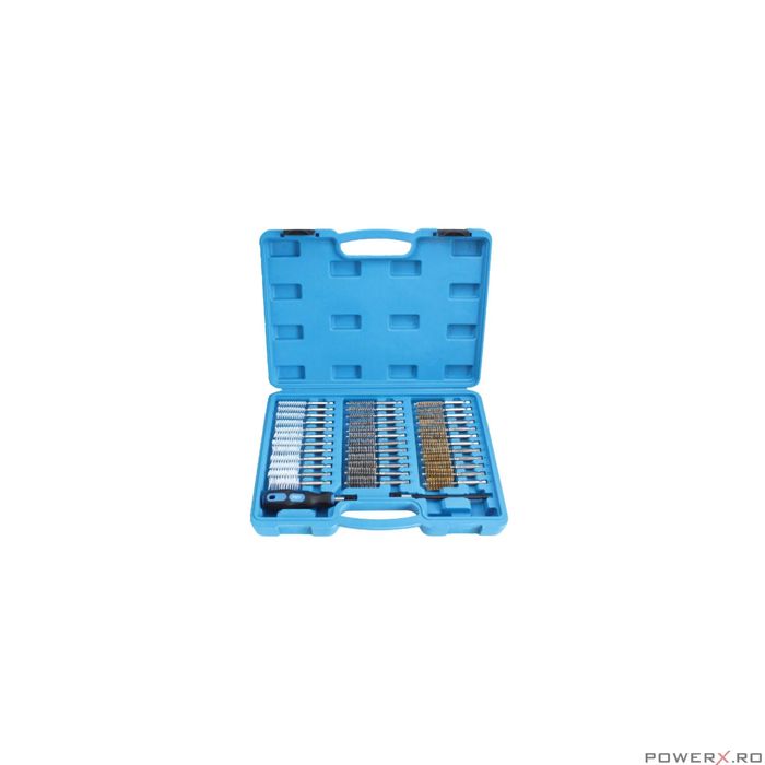 Trusa cu perii de sarma rotunde 8-19 mm, 38 piese Satra