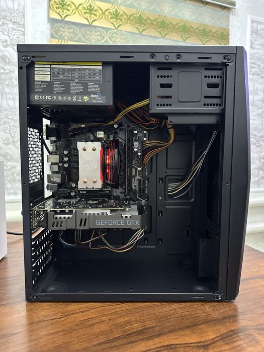 Игровой компьютер: i3-10100F, GTX 1650, SSD 256GB