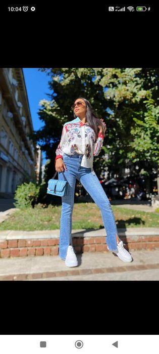 Дънки Л размер  много мек деним