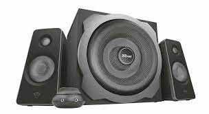 subwoofer 2.1 trust 60w rms cu defect, da doar bass