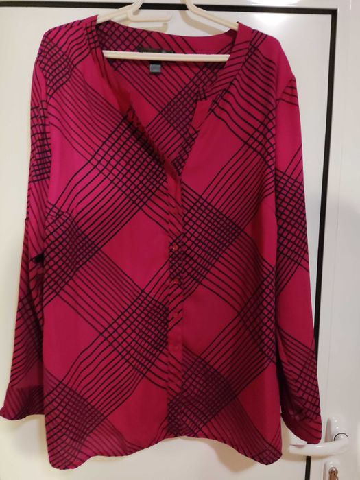 Дамска лилава риза