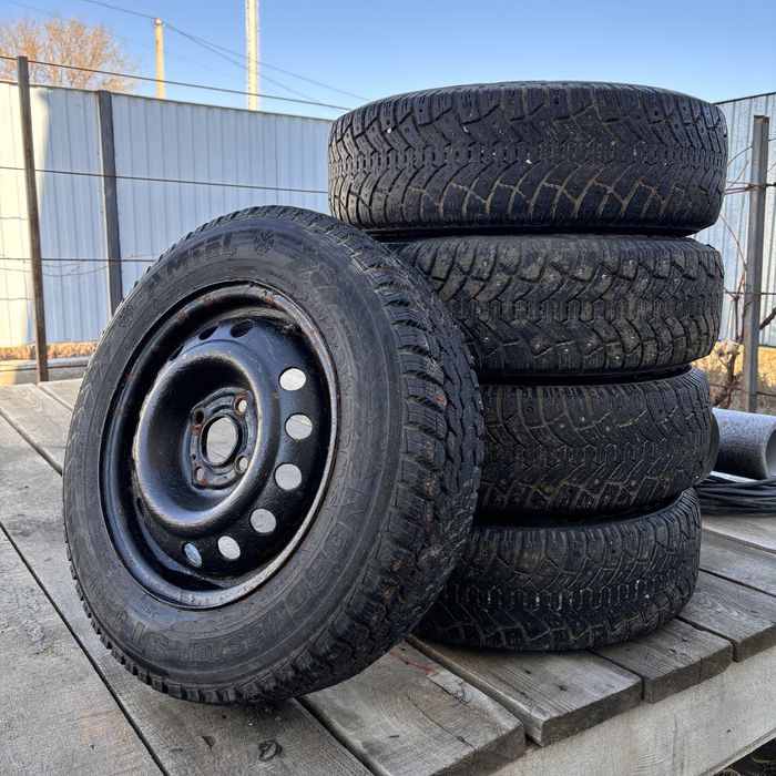 Зимние шины с дисками 4х100
