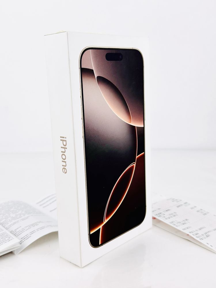 НОВ! Apple iPhone 16 Pro Max 256GB Desert 2г. Гаранция!