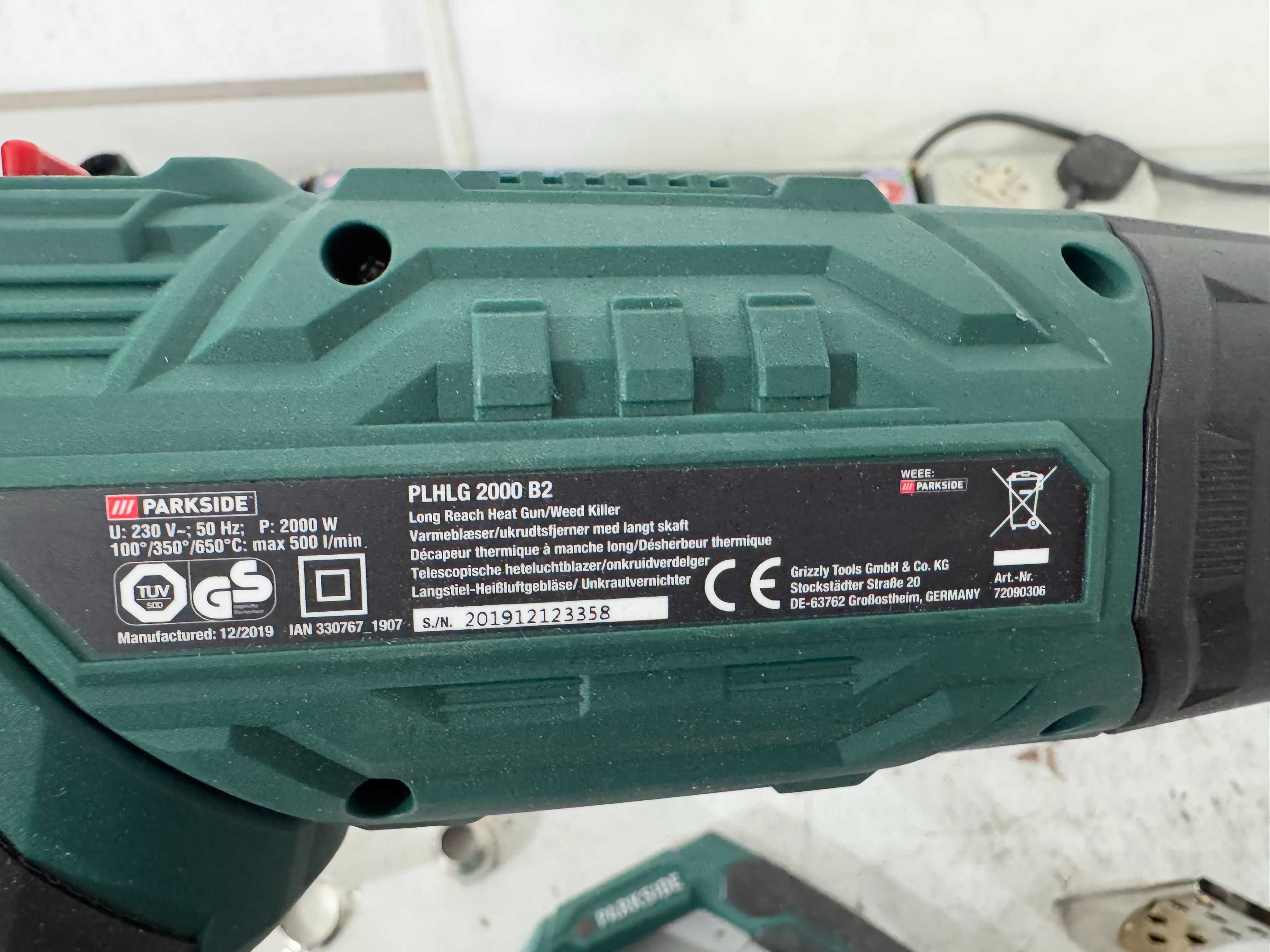 Пистолет за топъл въздух - Parkside 2000 W