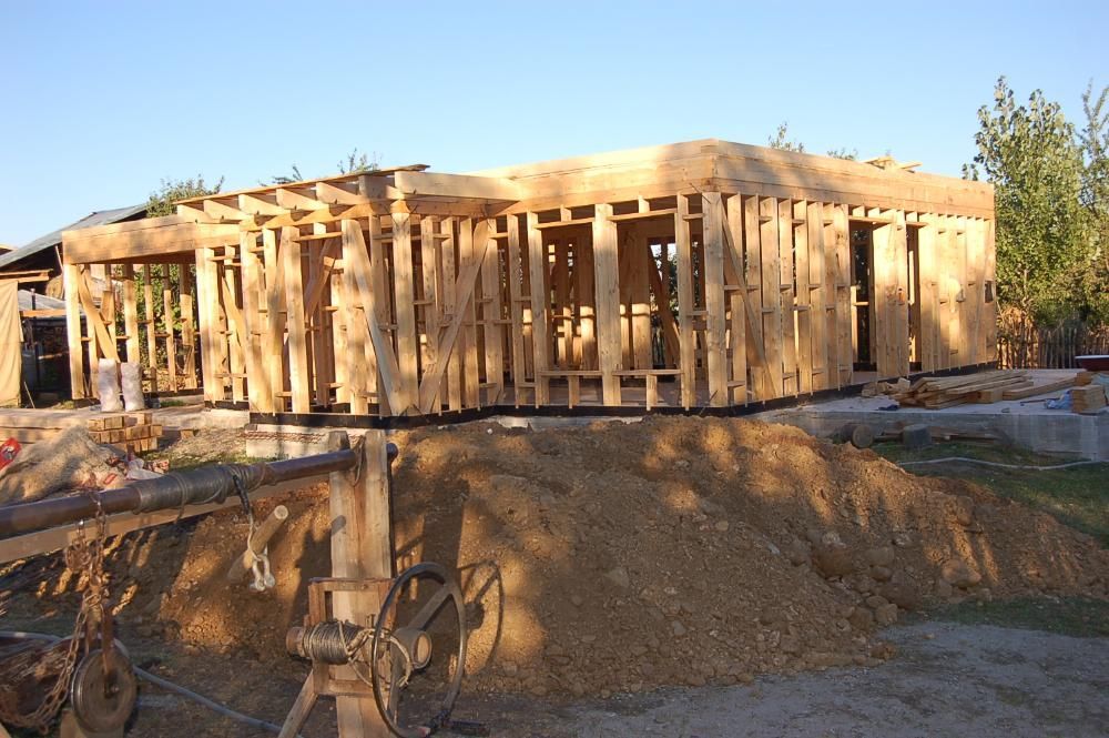 case de lemn de locuit cu osb