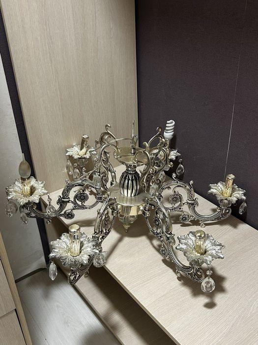 Люстры в зал хрустальные