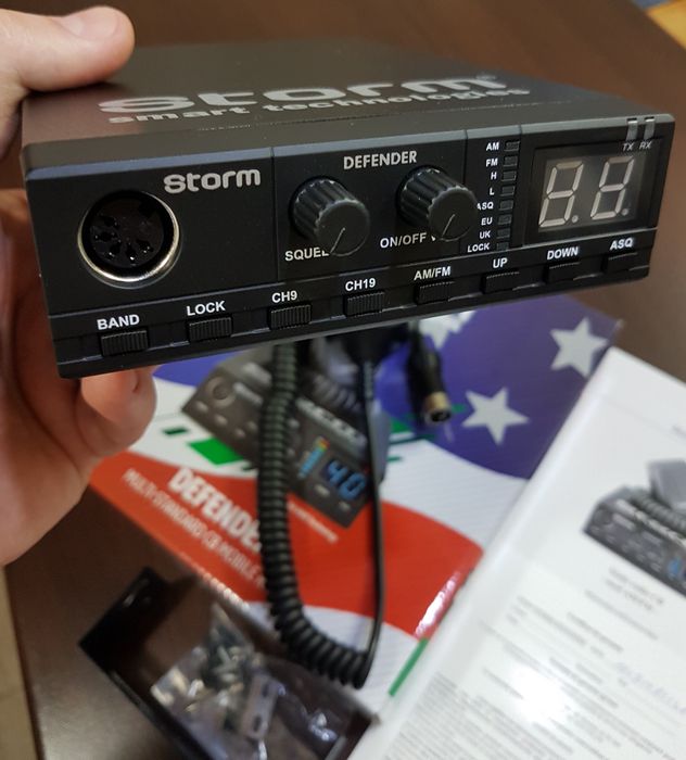 Statie radio CB - Storm DEFENDER 3 (EXPORT) 4-10-25W * noua/garantie