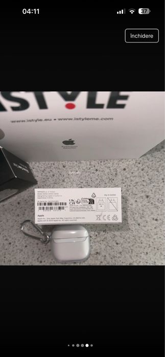 AirPods 4  fără ANC ca noi, cumpărate de la iSTYLE + husă cadou
