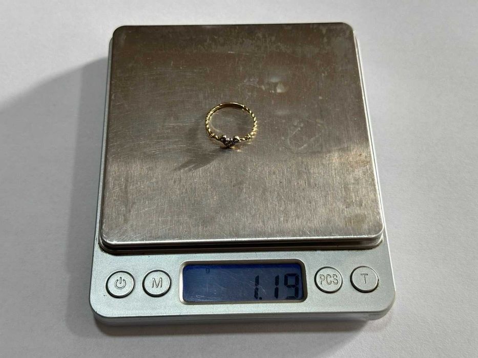 Златен пръстен 14к, 1,19гр
