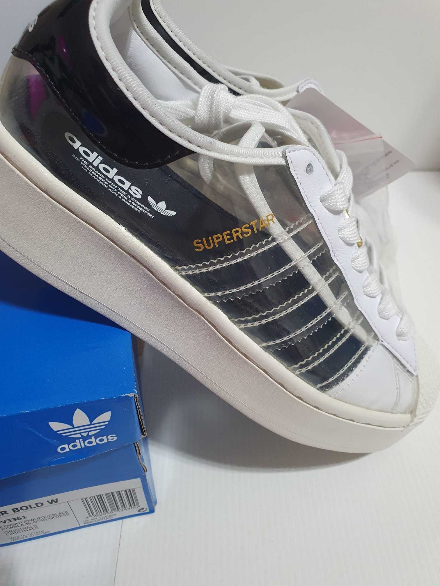 Adidas Superstar FV3361 transparent masura 37 1/3 si 38 originali noi