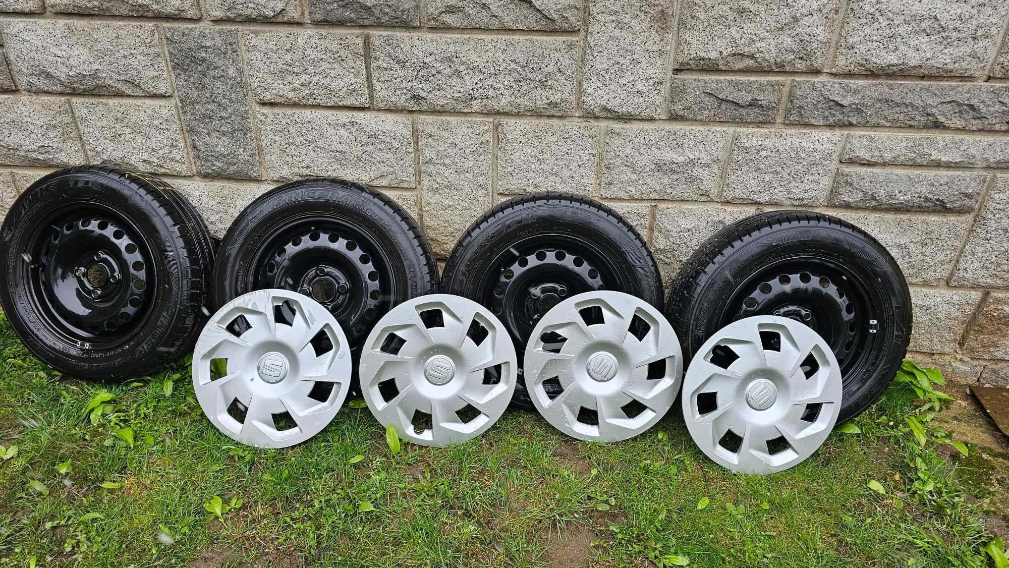 Джанти 14 4x100 с гуми 165/70R14 Seat Mii, VW up, Skoda Citigo.