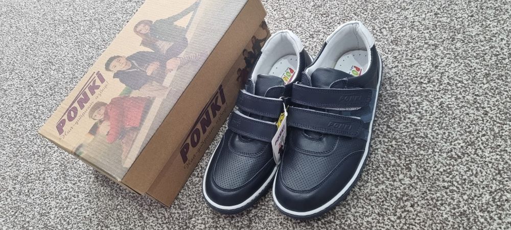 Обувки естествена кожа Ponki 34