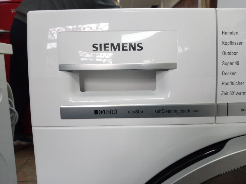 Сушилня с термопомпа Сименс Siemens IQ 800 A+++ 8кг 24 месеца гаранция