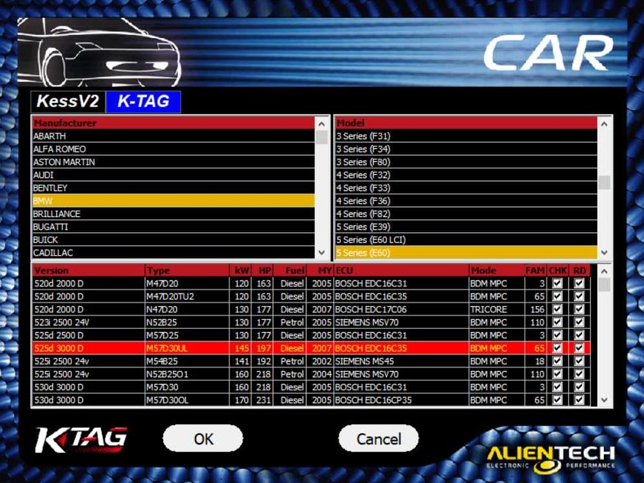 Interfata chiptuning KTAG V7.020