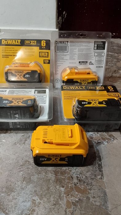 2 baterii Dewalt  6ah