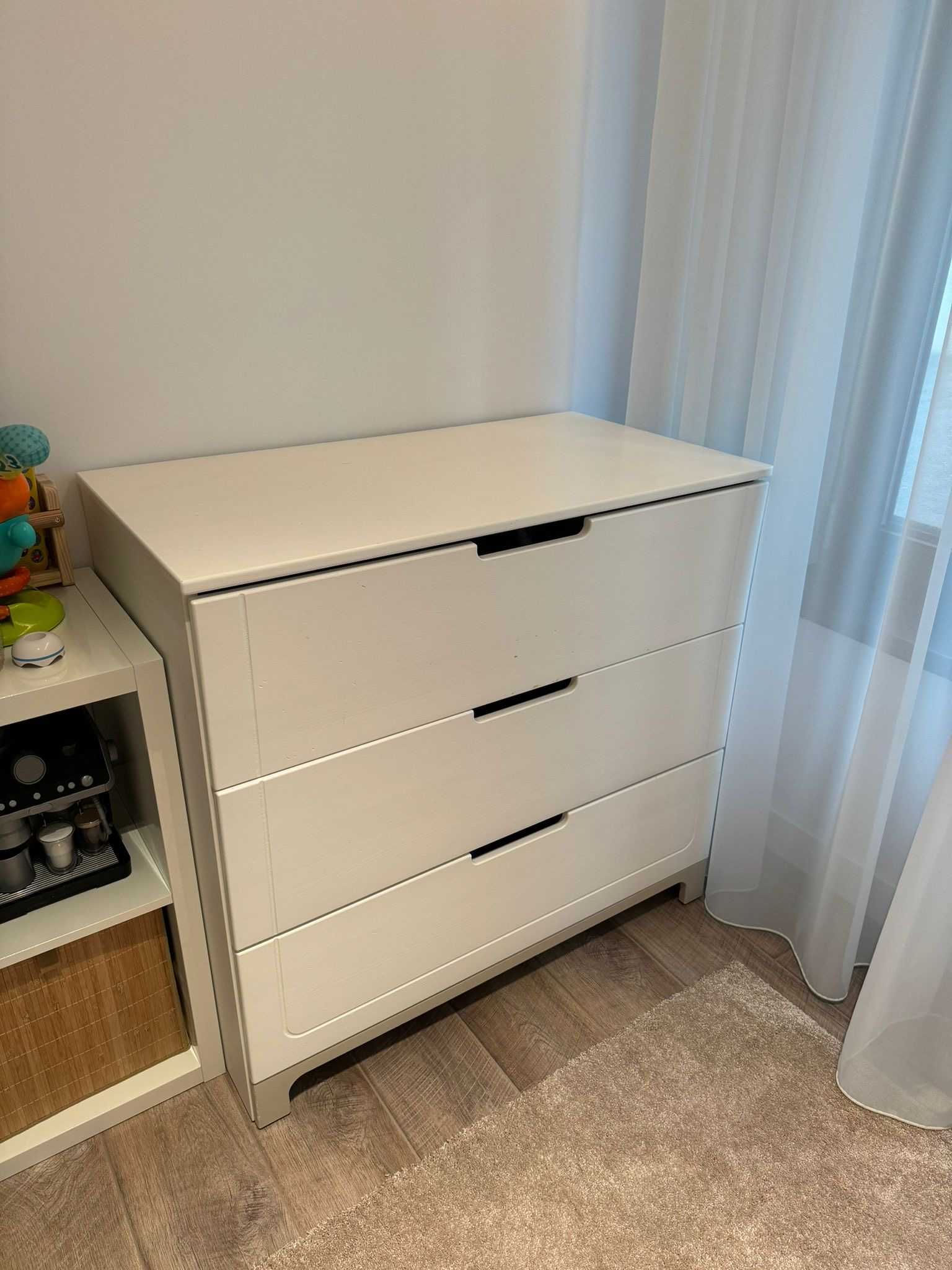 Comoda de infasat 3 sertare lemn natural