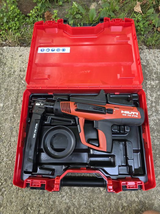Pistol cu capse Hilti  DX76 PTR , cuie metal