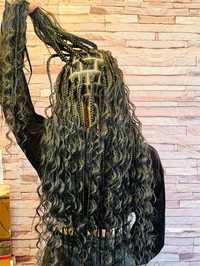 Codite afro, par cret, crochet hair, box braids, impletituri