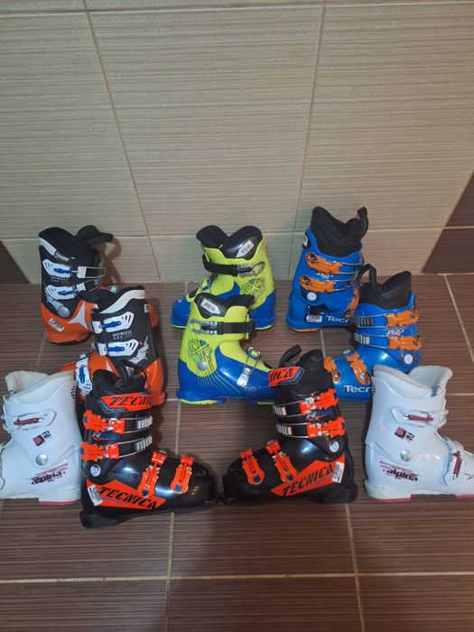 Schiuri 130cm salomon-clapari ski, casca- set schi