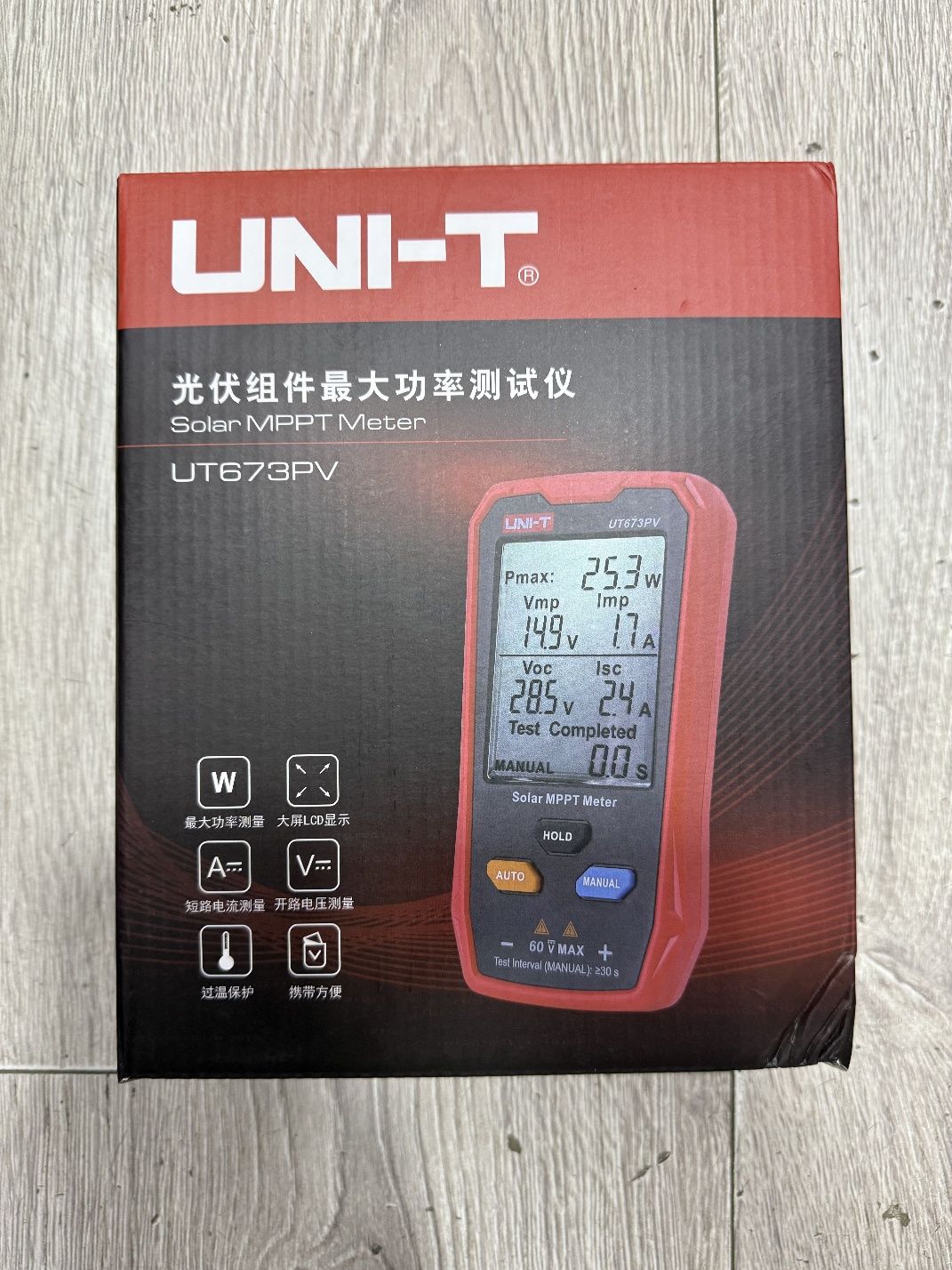 Тестер солнечных панелей UNI-T UT673PV
