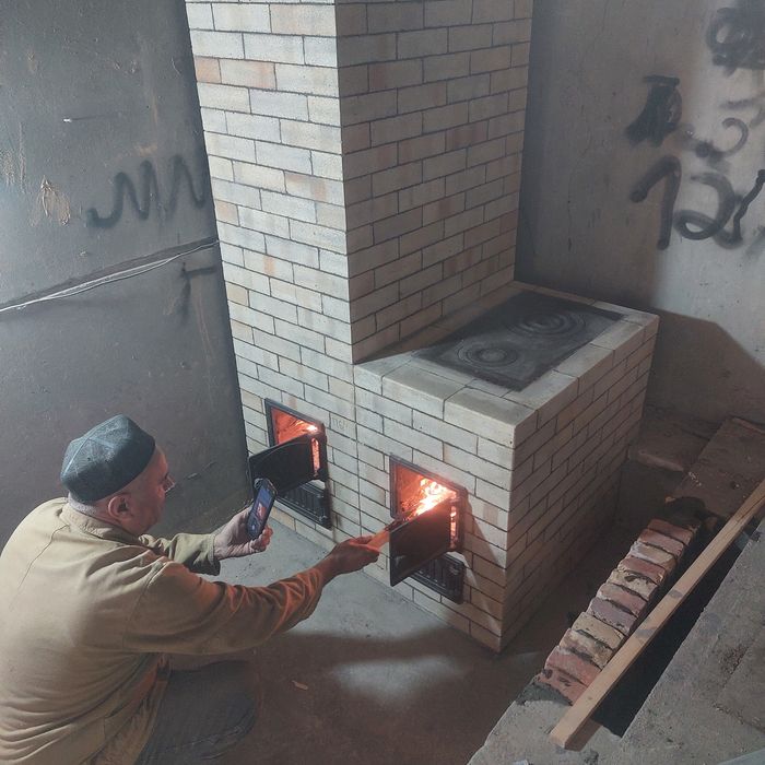 Барбекю, летняя кухня, камен