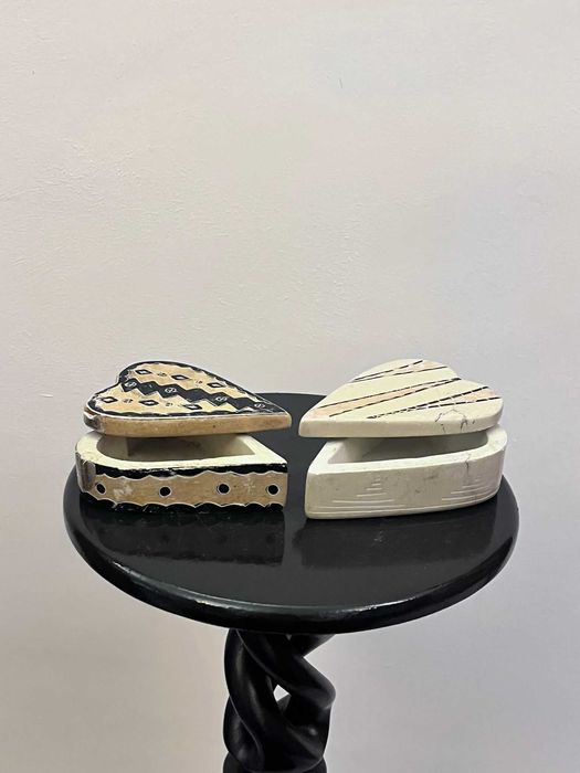 Set doua casete din granit vechi bibelou bibelouri ieftine