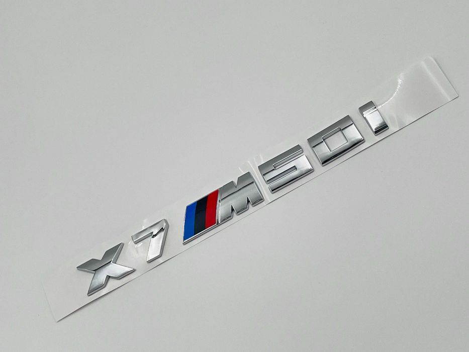 Emblema Compatibila BMW X7M50i crom