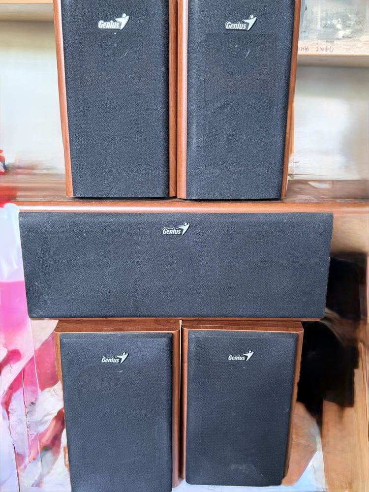Система за Домашно кино GENIUS SW-HF 5.1 5000 PEAR WOOD