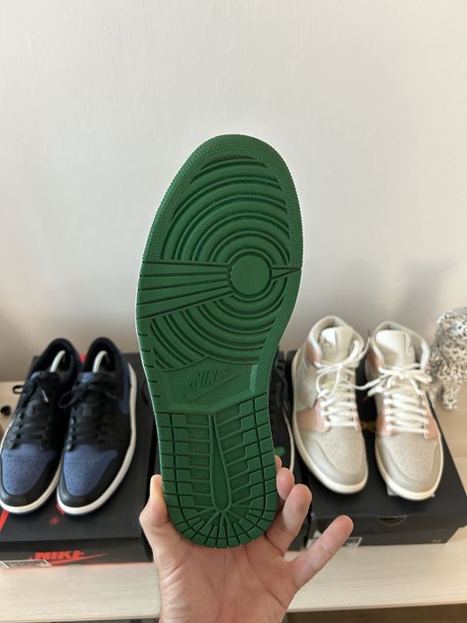 Jordan 1 mid high low Milan Pine green Mystic Navy