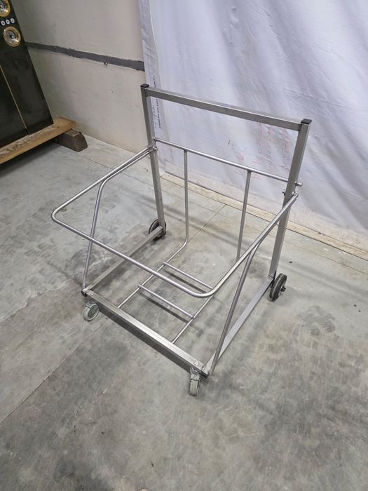 Немска хлебарска транспортна количка от неръждаема стомана