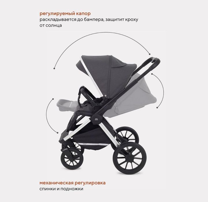 Коляска 2в1 состояние новое использовали 1 раз