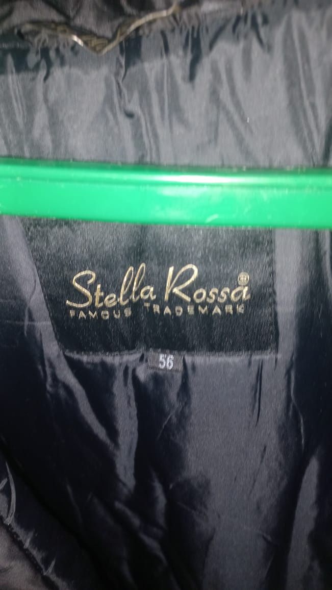 Срочно пуховик женский,новый размер.56 ,Италия Stella Rossa