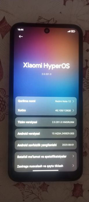 Redmi note 12 6/128gb