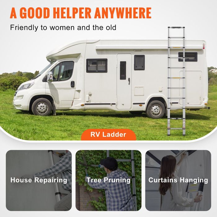 Scara Telescopica Aluminiu 320cm,Repliabila,Capacitate 170kg,ANSI