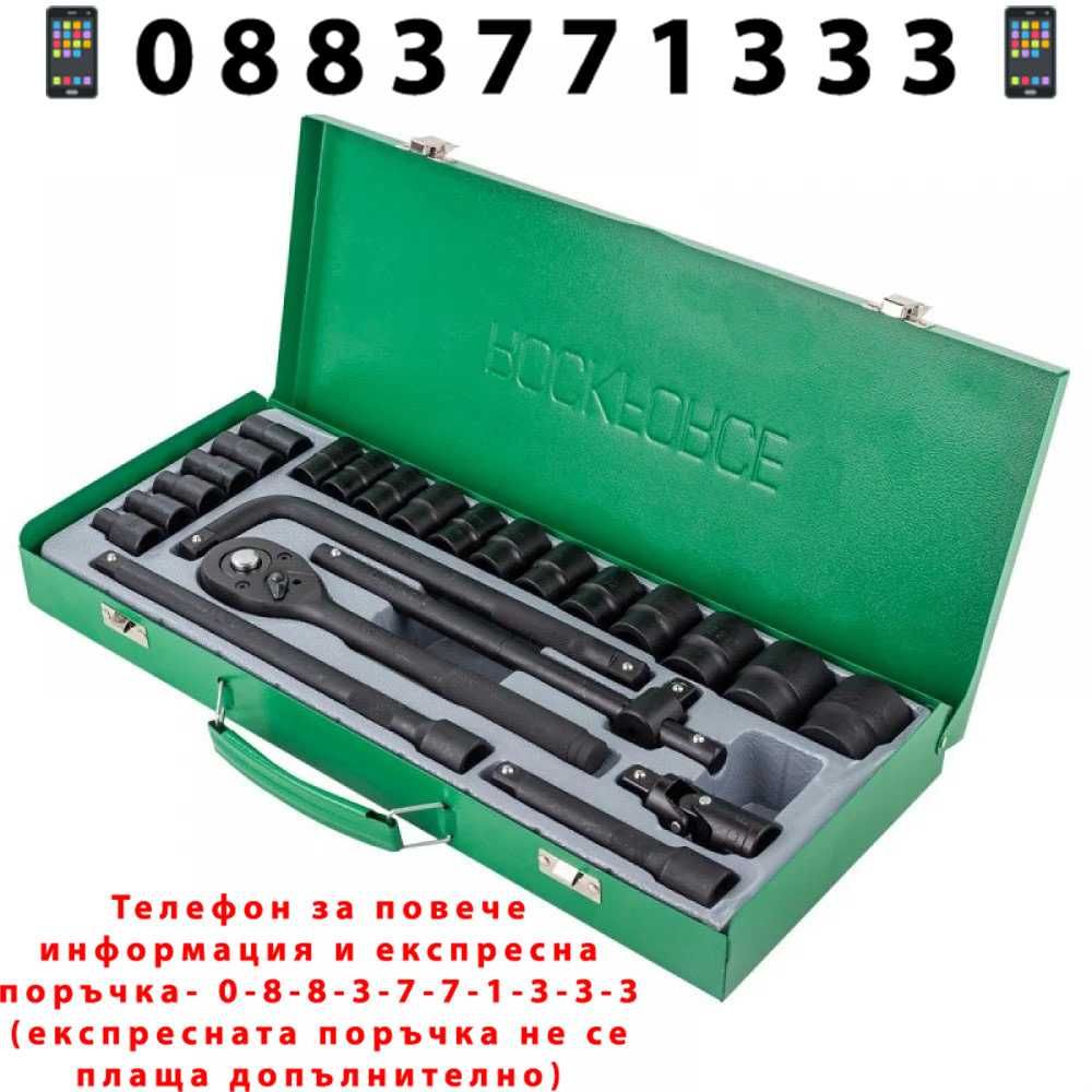 НЕМСКО Гедоре 1/2" 24 части ударно ROCKFORCE + ЛЕД ФЕНЕР